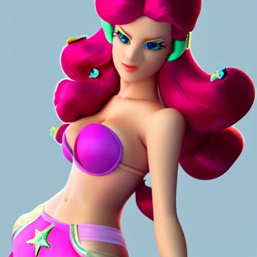 Sexy Princess Peaches, real render