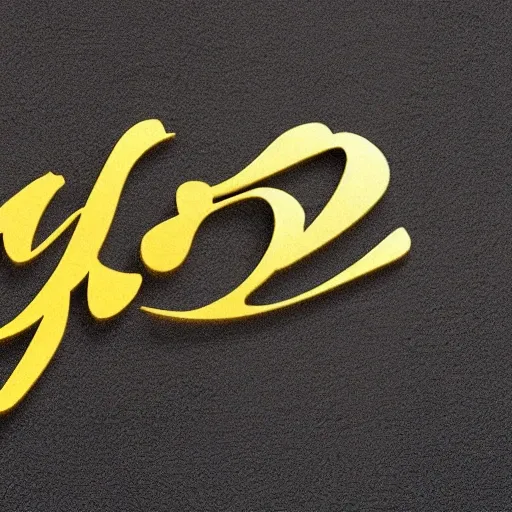 script logo is a stylized font that looks like handwriting or calligraphy. This type of logo is often used for brands that want to convey elegance, sophistication, or creativity. For word " rudra " embedded on metallic surface 3d
