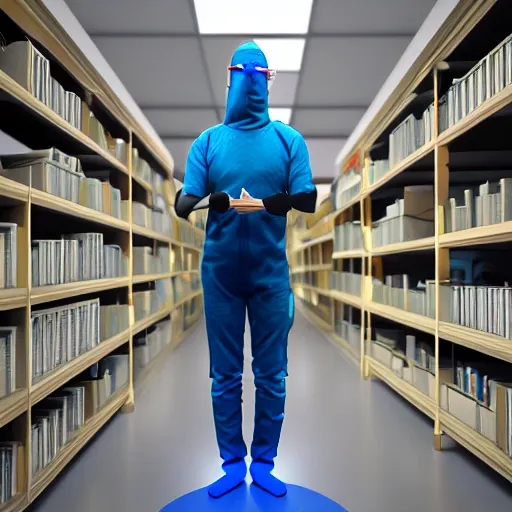 
creative paint of health and safety instructor who are focused on you. The instructor is dressed in personal protective equipment and is sitting in a lotus pose with six hands, each dancing to its own shelf of documents. The shelves are marked with bright and expressive tags that categorize the documents into "development", "materials for training", "preparation", "training process", and "results". The instructor's gaze is fixed on you from the screen, indicating that you are likely a participant in the training or education process., Detailed and Intricate, CGI, Digital Art, Realistic, Colored Pencil, Etching, Film Grain, Photoshoot, Beautiful Lighting, Dynamic Lighting, Excited, Artstation, trending on Artstation, 3D Model, Unreal Engine, Creature Design, PBR, Octane Render