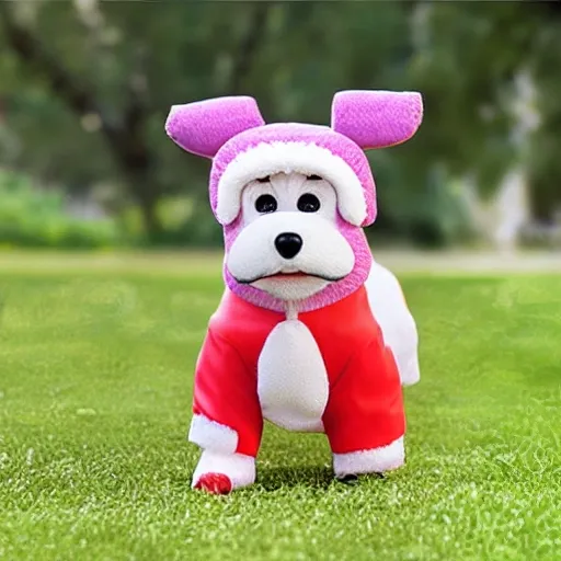 CUTE pixarstyle tracking dog full body 