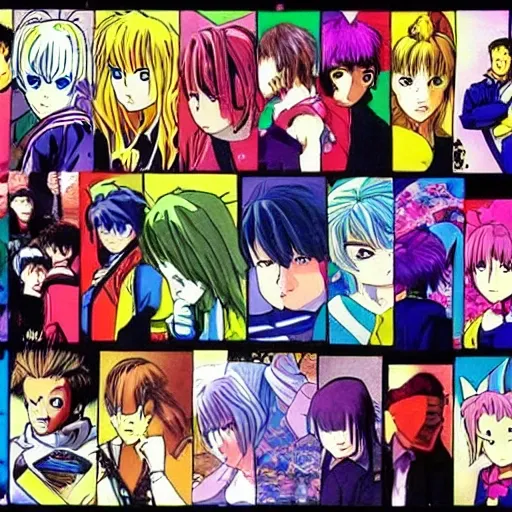 anime in the 90's
