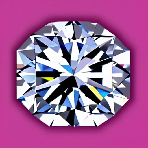 very detailed precious diamond, Cartoon