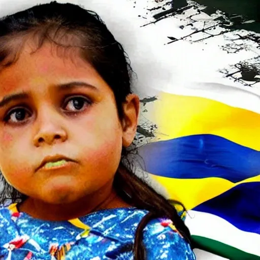 el conflicto armado colombiano si fuera una niña, 3D