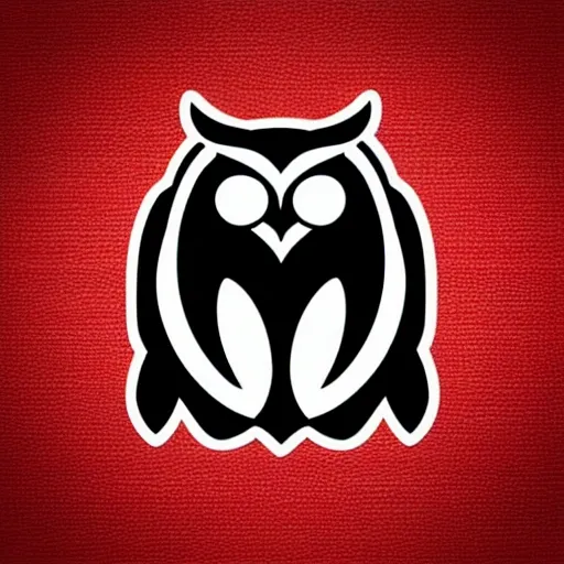 Volleyball team owl vector logo design 