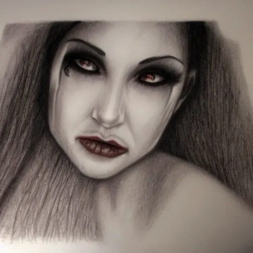 vampire drawings pencil