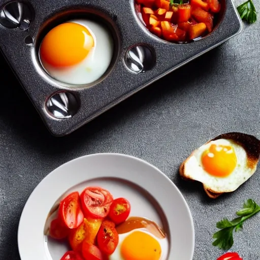 •	Desayuno: Huevos revueltos con espinacas y tomate.
ingredientes:
	2 huevos.
	Un puñado de espinacas.
	1 tomate.
