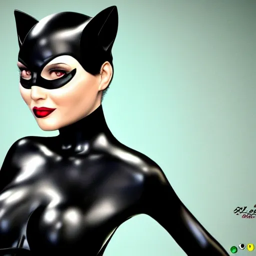 Sexy catwoman, full body, gothic,  8 k