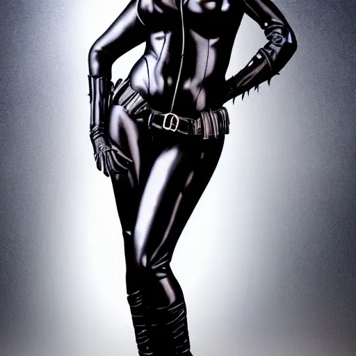 Sexy catwoman, full body, gothic,  8 k