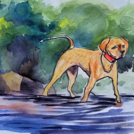 That dog don't hunt, Water Color