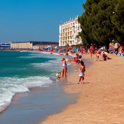 dia de playa en Burgos