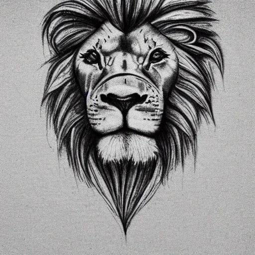 Aggregate more than 82 lion tattoo design drawing  thtantai2