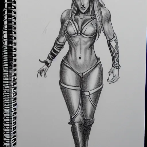 viper the valorant very sexy , Pencil Sketch