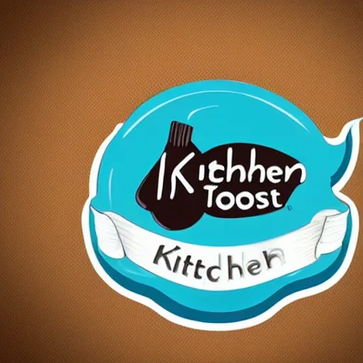 a logo for kitchen tools brand, 3D