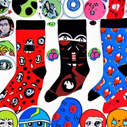 socks , Cartoon, Trippy，star war, Jedi