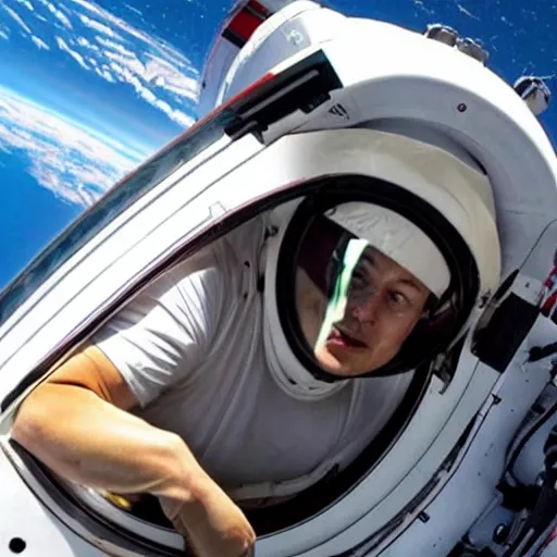 Elon Musk travel in Space