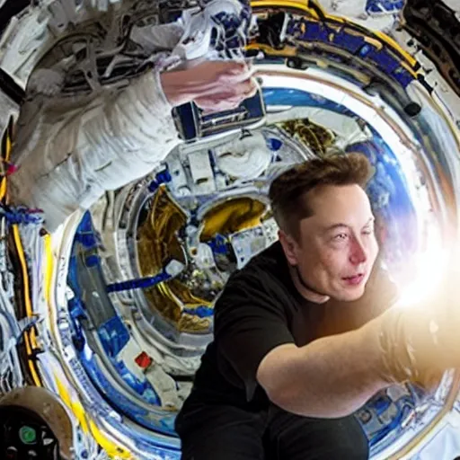 Elon Musk In Space