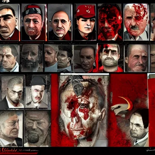 turkey, 
mafia,  weapon, 
blood, realistic