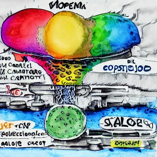 open source software eating big technology companies, Water Color