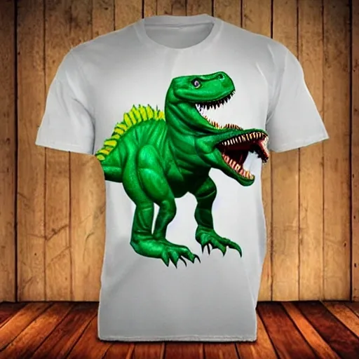 Dinosaurio, cawai con playera del conalep , 3D