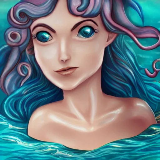amy winehous, photorealistic, Queen of the sea
