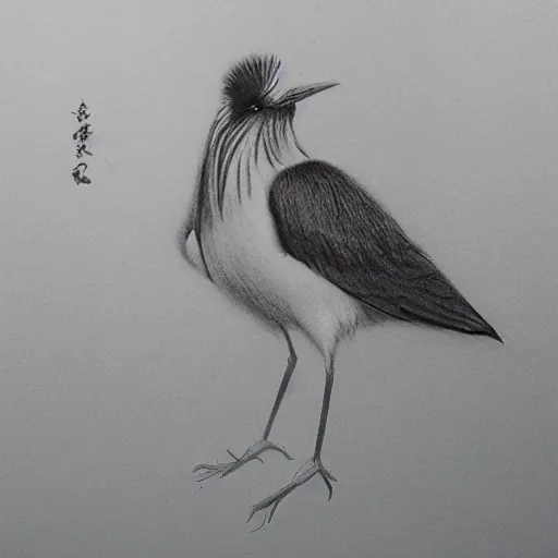 小鸟, Pencil Sketch