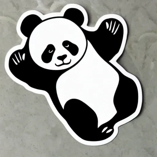 A Simple panda sticker
