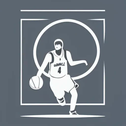 realistic logo design, basketball team called Shadows, basketball ball background, shadow of a man playing basketball