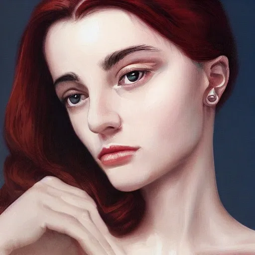 a beautiful realistic lady