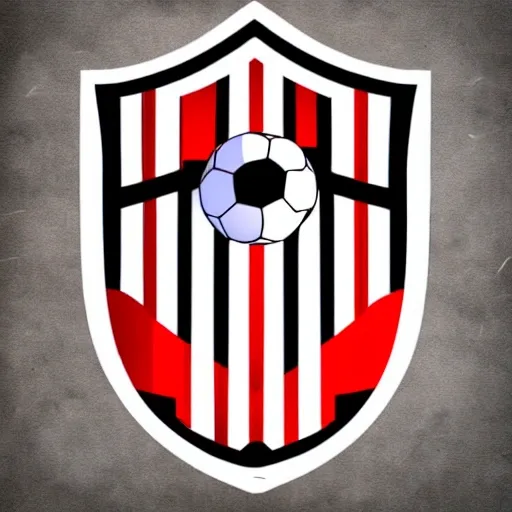 soccer shield, name paquetón FC,, Cartoon - Arthub.ai