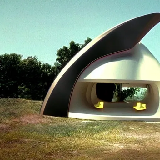 a futuristic house inpired in the movie Big Bug