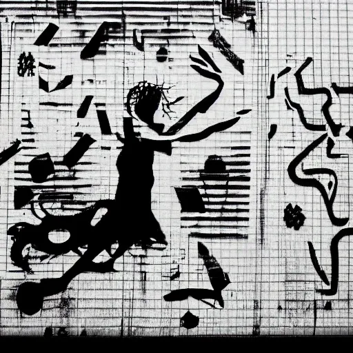 "A striking, black-and-white stencil art piece that symbolizes the concept of living each day as if it's your last, but learning as if you'll live forever. Consider using symbolic imagery, such as a figure sprinting towards a horizon with a book under their arm, or a clock with pages of a book as its hands."

"A bold, graffiti-style mural in grayscale that depicts the urgency of living and the patience of learning. Use exaggerated, distorted imagery and a range of tones from black to white to convey the contrasting emotions and the balance between the two."

"A monochrome piece that contrasts the fleeting nature of life with the enduring pursuit of knowledge. Use a mix of dynamic, fleeting motifs representing life and solid, enduring symbols representing learning, all rendered in a stark black-and-white style, to represent the tension and balance."