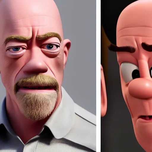 screenshot of jk simmons in a pixar movie. 3 d rendering. unreal engine. amazing likeness. very detailed. cartoon caricature.