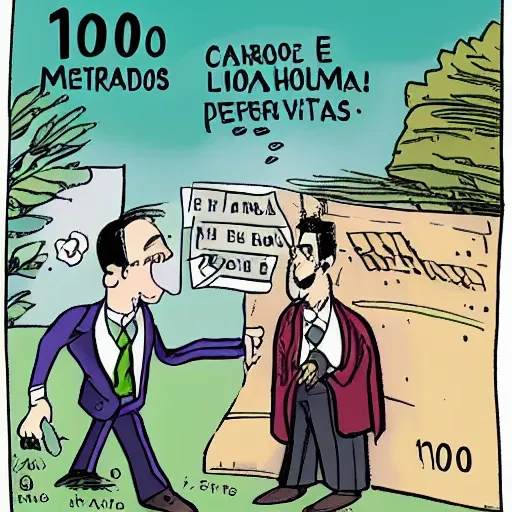 como es el personaje Melquiades del libro "100 años de soledad", Cartoon