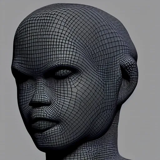 , 3D person black style, 3D