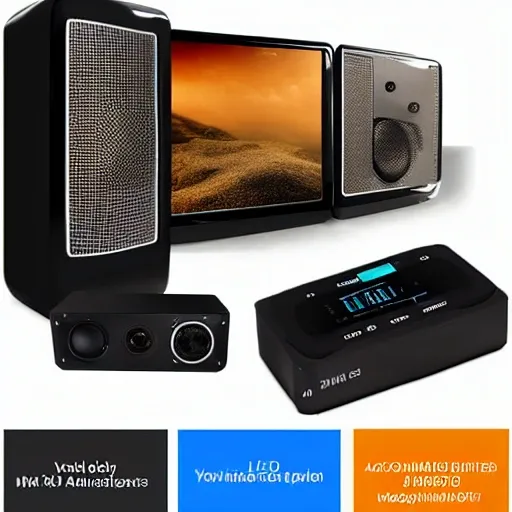 Audio, original, product, mild color, portable, intelligent, 3D