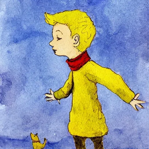 le petit prince, miquel barceló


