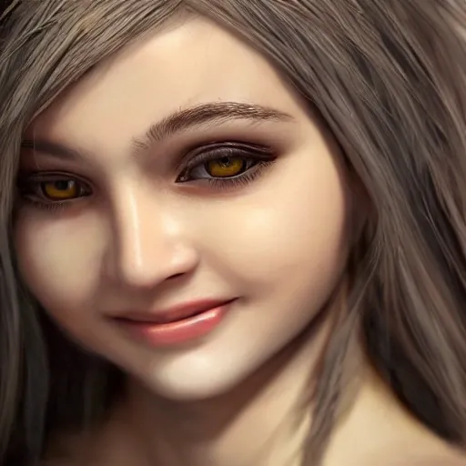 best quality, masterpiece, ultra high res, photorealistic, smile, soft lighting, detailed skin, kadgar