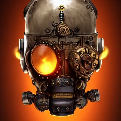 steampunk helmet fantasy art mask robot ninja stylized digital illustration sharp focus, elegant intricate digital painting artstation concept art global illumination ray tracing advanced technology chaykin howard and campionpascale and cooke darwyn and davis jack

