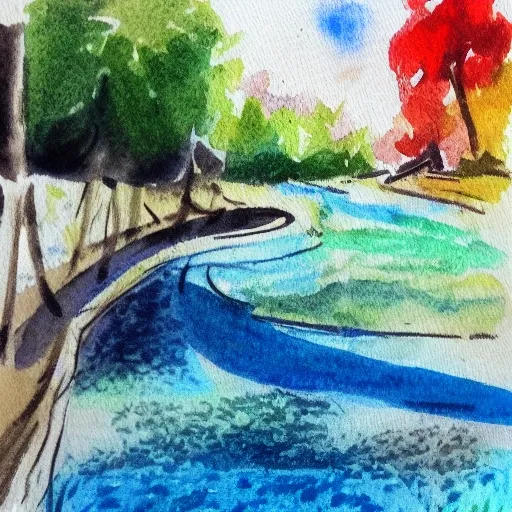 Water Color, Cartoon