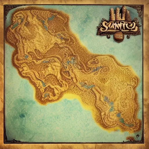 fantasy map sand