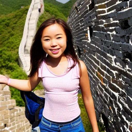 great wall ,(girl ), 8k