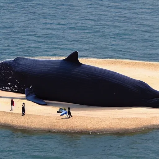 An huge whale, 3D