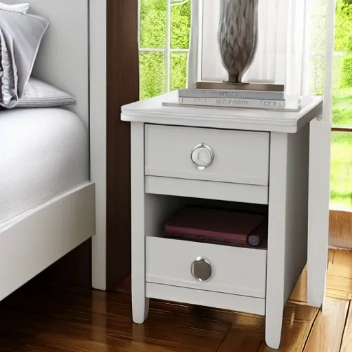 NIGHTSTAND - MELAMINE TABLE - BEDROOM FURNITURE

