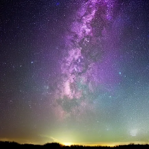 Milky way, warm feeling