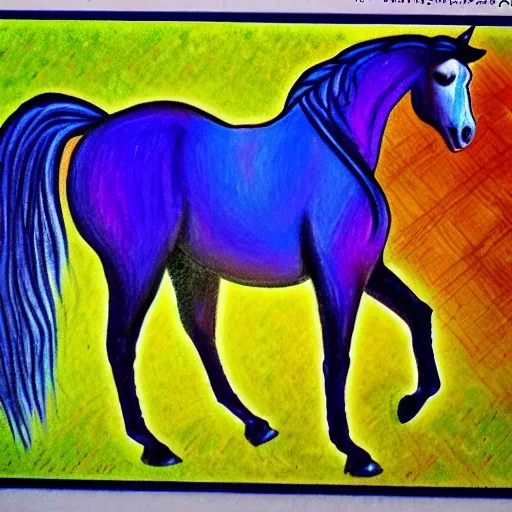 horse coloring