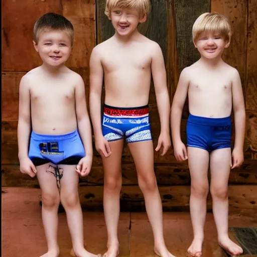 boys, little, underwear