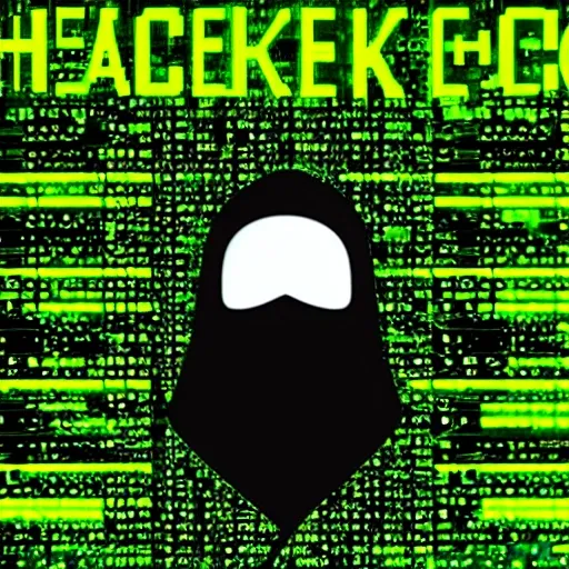 hacker green black


 