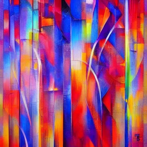 A mesmerizing NFT painting that blends vibrant colors and fluid forms to create an otherworldly symphony of visual harmony. The artwork captures the essence of music through abstract shapes that seem to dance and sing on the canvas.