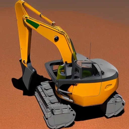 excavator, 3D