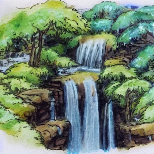 莲花, Water Color